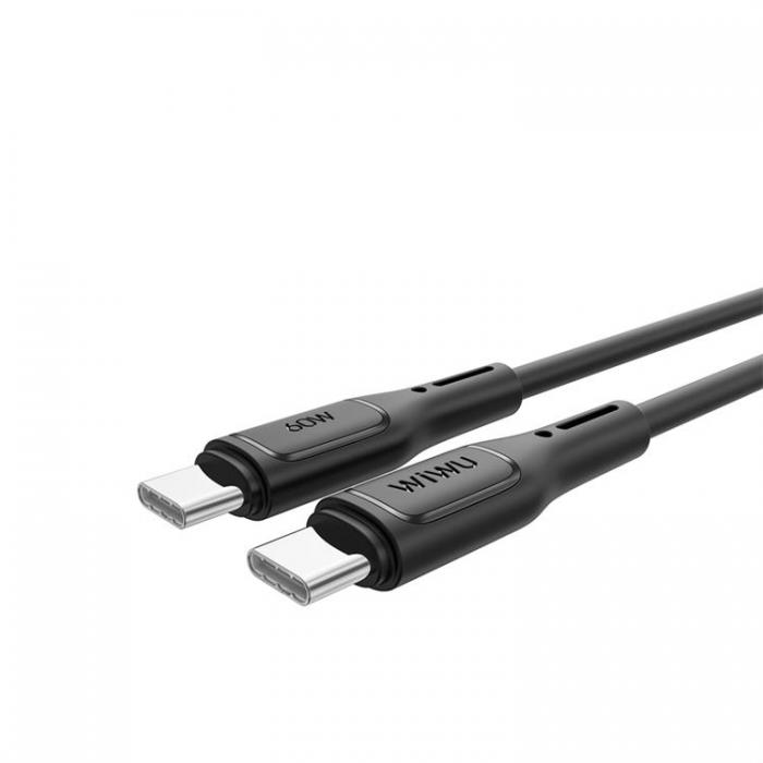 WIWU - WIWU USB-C Till USB-C Kabel 60W 1m Wi-C043E - Svart