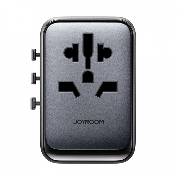 Joyroom - Joyroom Reseadapter 65W EU US JP AU UK CN - Svart