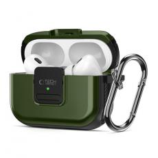 Tech-Protect - Tech-Protect Apple Airpods Pro 1/2 Skal Defender Hook - Olivgrön