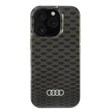 Audi - Audi iPhone 16 Pro Mobilskal MagSafe IML Stitching - Svart