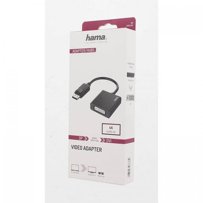 Hama - HAMA Adapter Multimedia DisplayPort-DVI 4K