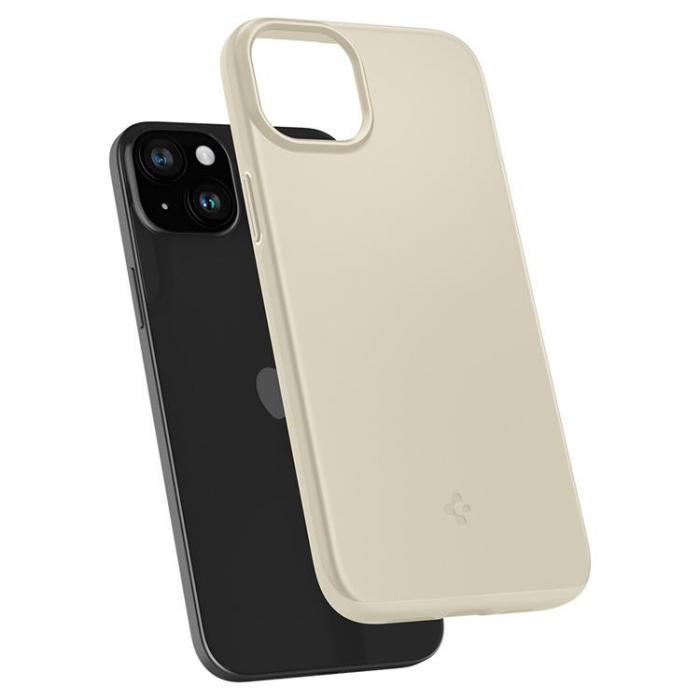 Spigen - Spigen iPhone 15 Plus Mobilskal Thin Fit - Mute Beige