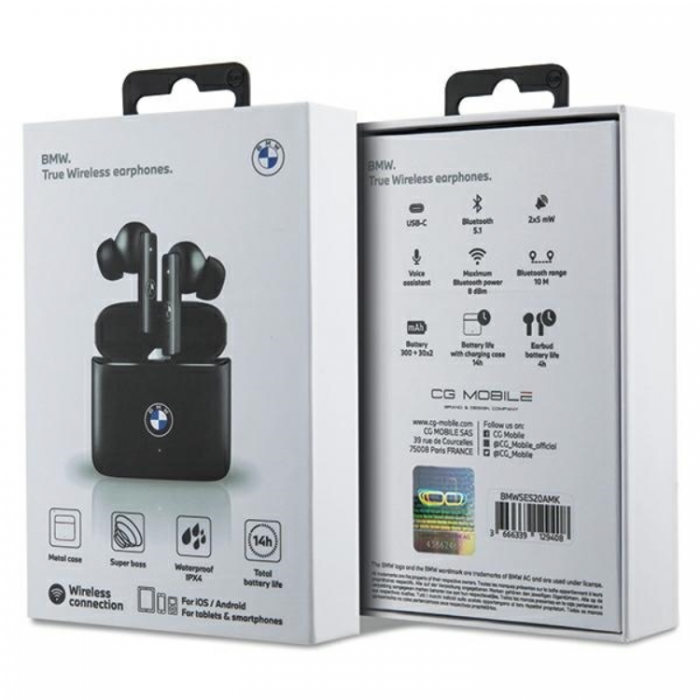 BMW - BMW In-Ear Hrlurar TWS Signature - Svart