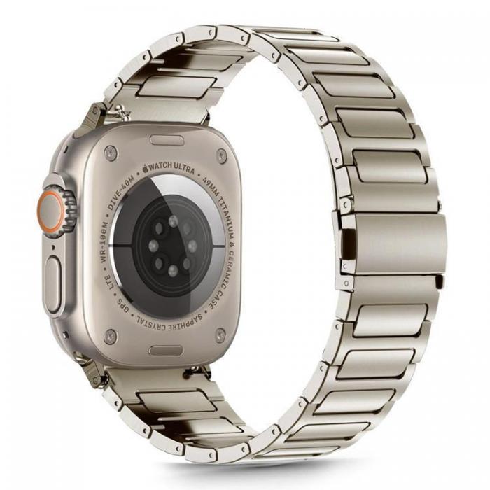 Tech-Protect - Tech-Protect Apple Watch (44/45/46/49mm) Armband Stainless Classic - Titanium