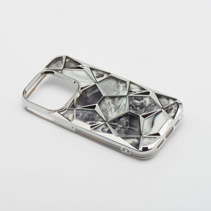 A-One Brand - iPhone 15 Pro Mobilskal Twinki - Silver