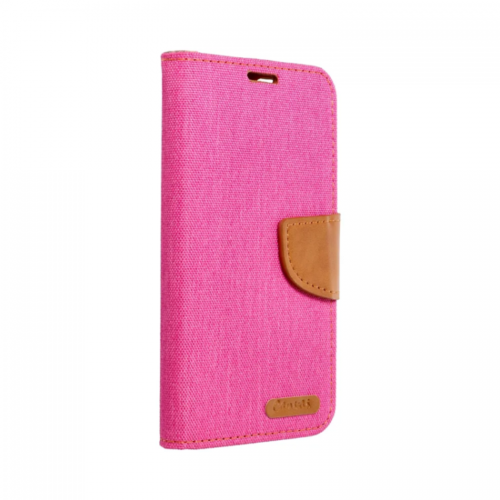 A-One Brand - iPhone 16 Plnboksfodral Canvas - Rosa