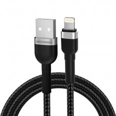 Wozinsky - Wozinsky Lightning/USB-A 2.4A Kabel 1m - Svart