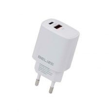 Beline - Beline Väggladdare USB-C Till USB-A (20W) - Vit