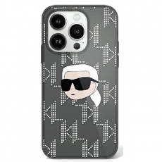 KARL LAGERFELD - Karl Lagerfeld iPhone 16 Pro Max Mobilskal IML Karl Head Electroplated