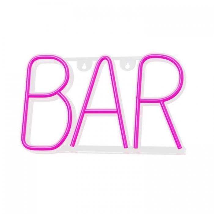 Forever Light - Forever Light LED Neon BAR Bat + USB FLNE24 - Rosa