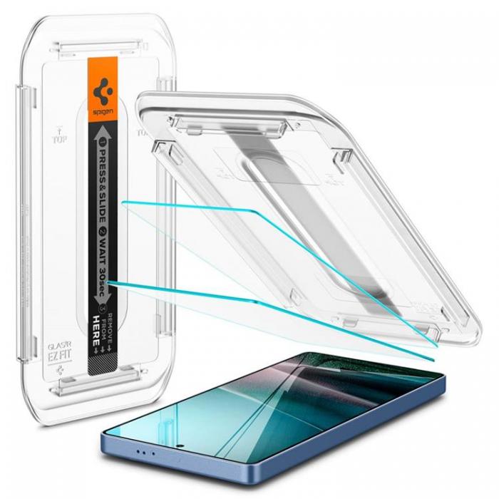 Spigen - [2-Pack] Spigen Galaxy S25 Ultra Hrdat glas Skrmskydd EZ Fit