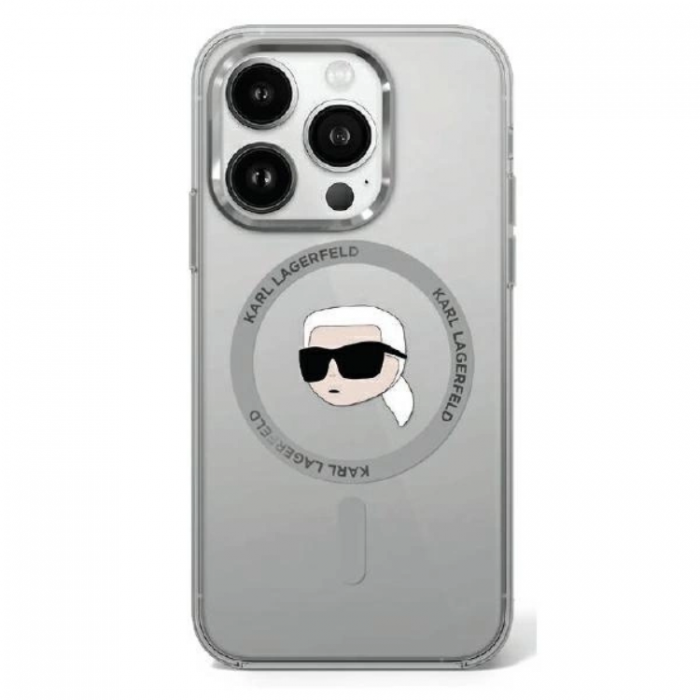 KARL LAGERFELD - Karl Lagerfeld iPhone 16 Pro Max Mobilskal MagSafe IML Metal