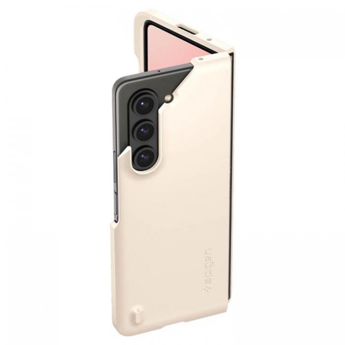 Spigen - Spigen Galaxy Z Fold 5 Mobilskal Thin Fit Pen - Rosa