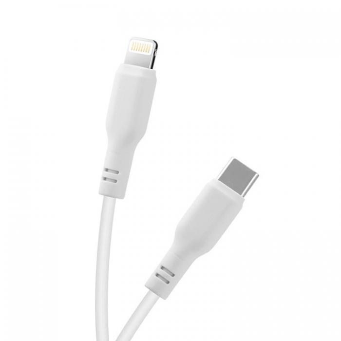 Maxlife - Maxlife MFI USB-C till Lightning kabel 1m 27W MXUC-10 - Vit