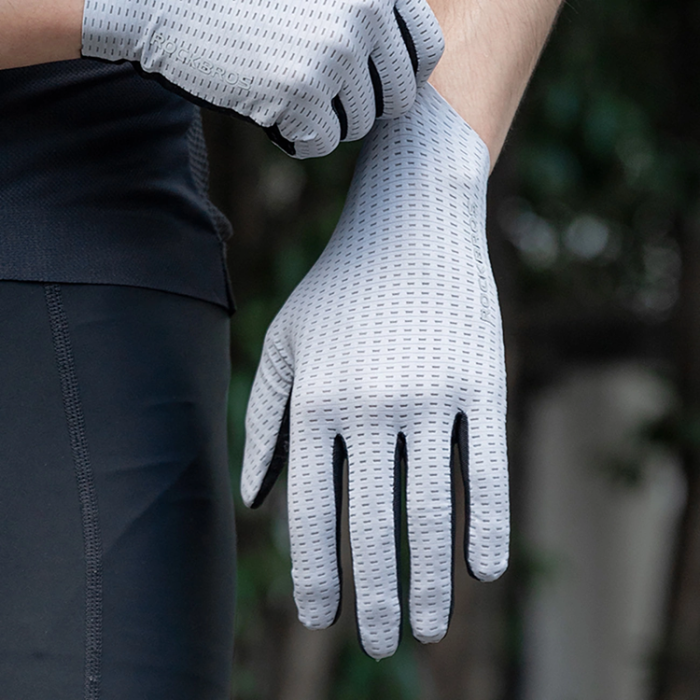 Rockbros - Rockbros Andas Cykelhandskar med Full Finger, Storlek: XXL - Grön