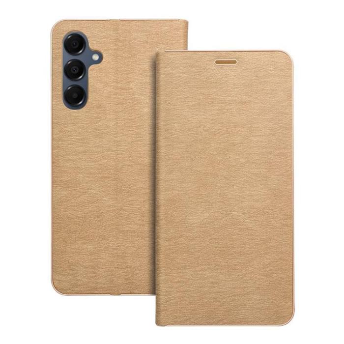 A-One Brand - Galaxy A26 5G PlÃ¥nboksfodal Luna Guld - BlÃ¥