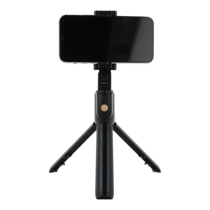 Forcell - Combo Bluetooth Selfiestick med Stativ - Svart