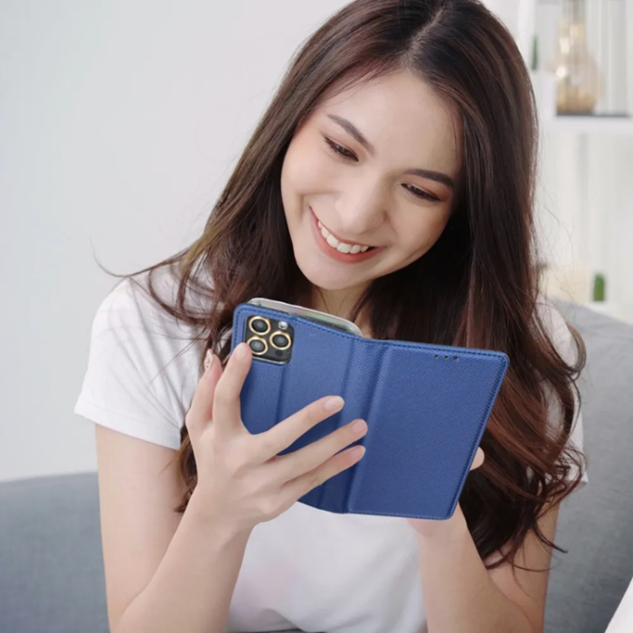 A-One Brand - Xiaomi Redmi Note 14 5G Plånboksfodral Smart - Marinblå