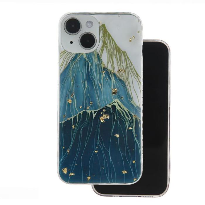A-One Brand - Xiaomi Redmi 13C 5G/4G Mobilskal Guld Glam - Mountain
