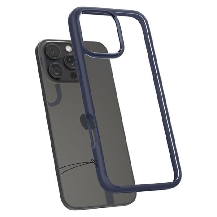 Spigen - Spigen iPhone 16 Pro Mobilskal Ultra Hybrid - Marinblå