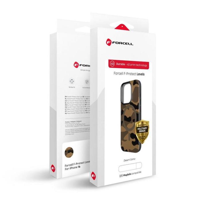 Forcell - Forcell Galaxy S25 Mobilskal Magsafe Levels - Camo Desert