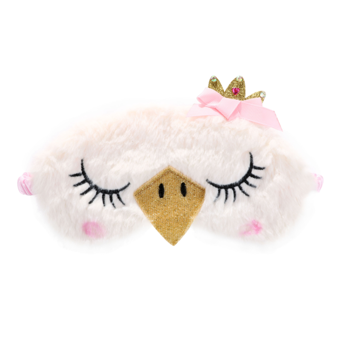 A-One Brand - Bekväm Fur Sovmask/Ögonmask - Owl
