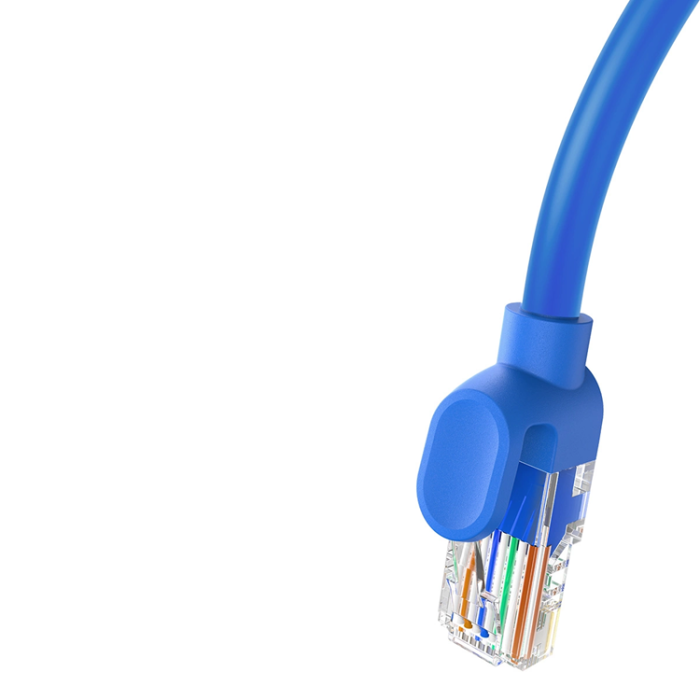 BASEUS - Baseus Cat 6 RJ-45 Ethernet-kabel 1000 Mb/s 0,5 m - blå