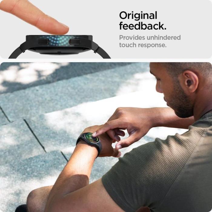 Spigen - Spigen Galaxy Watch 4/5 44mm Härdat Glas Skärmskydd GLAS.TR 2-PACK