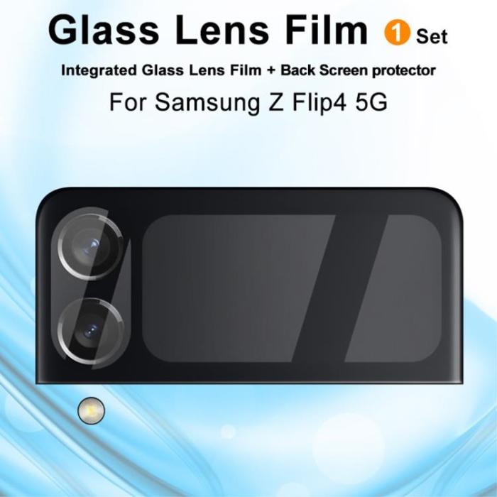 A-One Brand - [2-PACK] Galaxy Z Flip 4 Kameralinsskydd i Härdat glas HD - Clear
