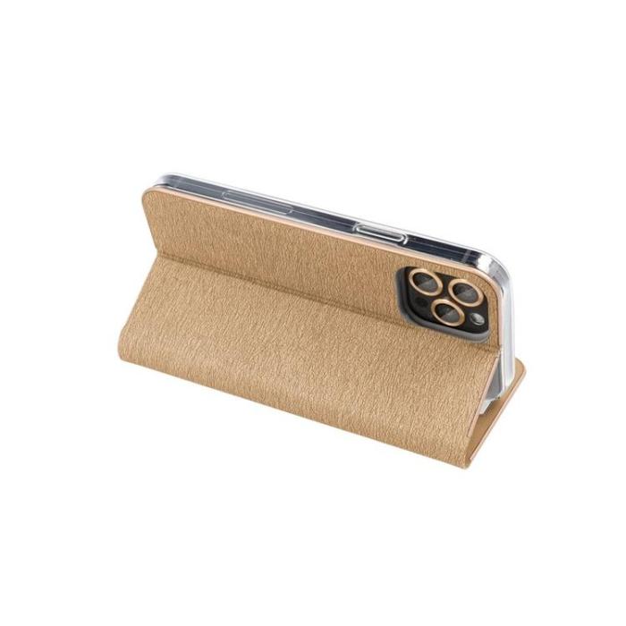 A-One Brand - Galaxy S25 Plus Plånboksfodal Luna Guld - Guld