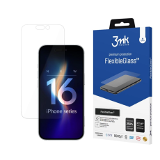 3MK - 3MK iPhone 16 Hybrid Okrossbart Glas FlexibleGlass