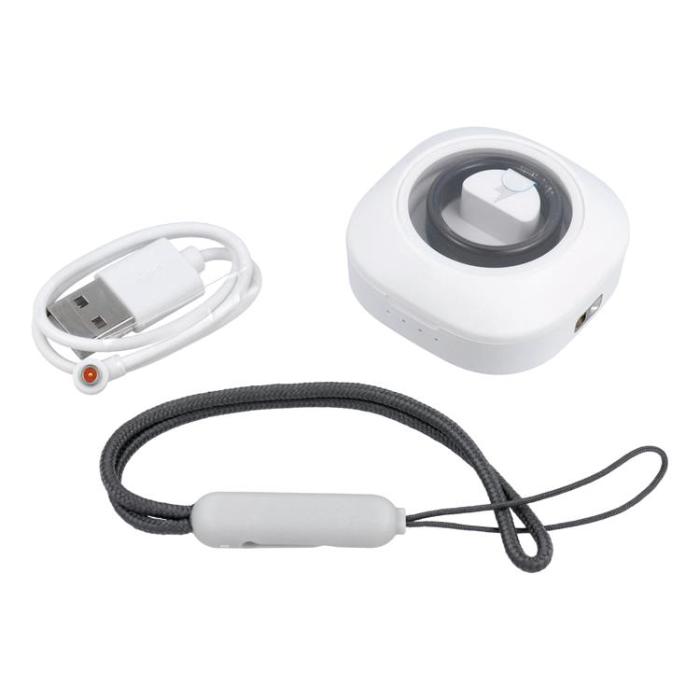 A-One Brand - Smart Ring Med Laddningsbox - Storlek 12 (21.4mm)  - Svart