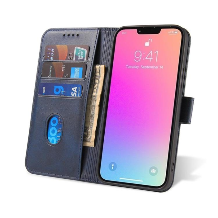 A-One Brand - Galaxy A34 5G Plånboksfodral Magnetic Flip Kickstand - Blå