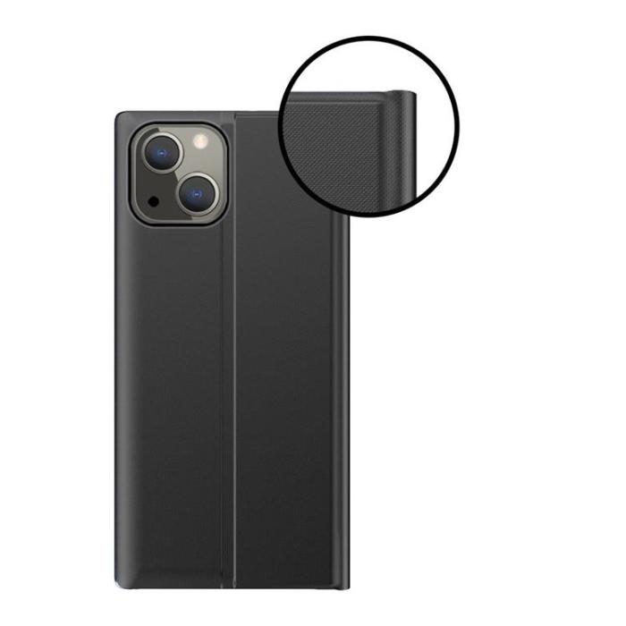 OEM - Sleep Fodral med Smart Window iPhone 13 - Blå