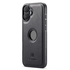 DG.MING - DG.MING iPhone 16 Mobilskal Anti-Drop Läder - Svart