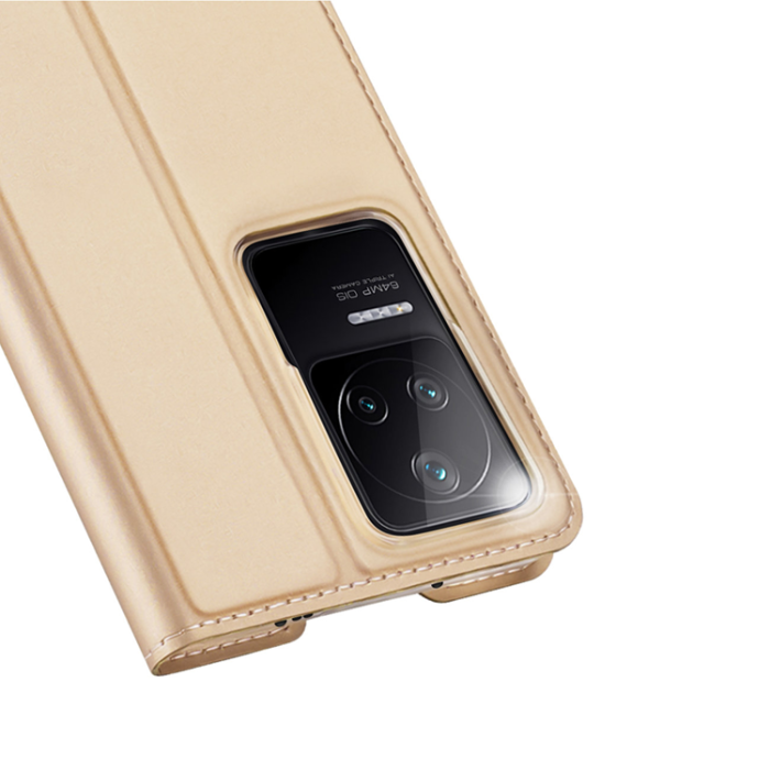 Dux Ducis - Dux Ducis Xiaomi Poco F4 5G Plånboksfodral Skin Series - Guld