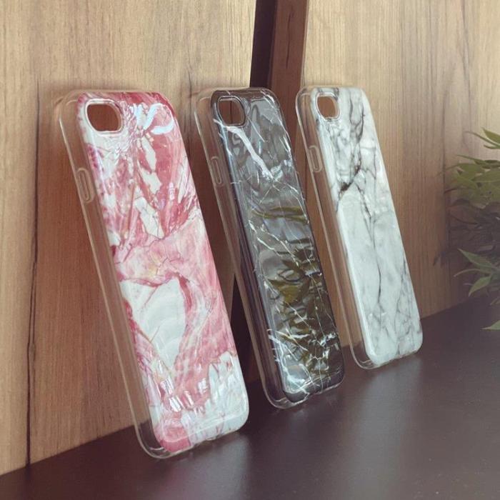 Wozinsky - Wozinsky Marble Skal Xiaomi Mi Note 10 Lite - Svart