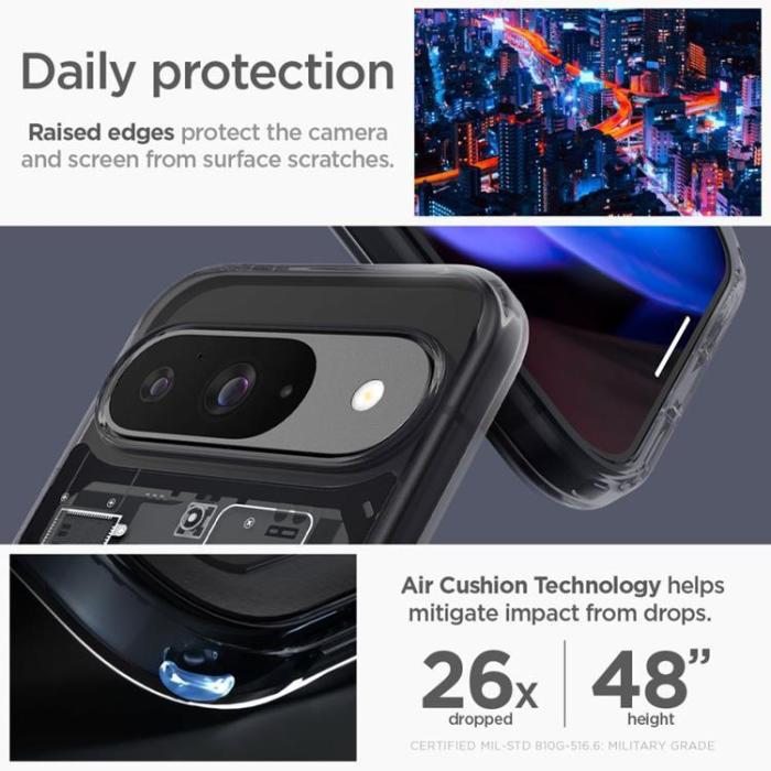 Spigen - Spigen Google Pixel 9/9 Pro Mobilskal Ultra Hybrid Zero One