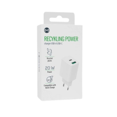Forever Recycling - Forever Snabbladdare 20W 1xUSB-C 1xUSB-A LSR20-AC-00