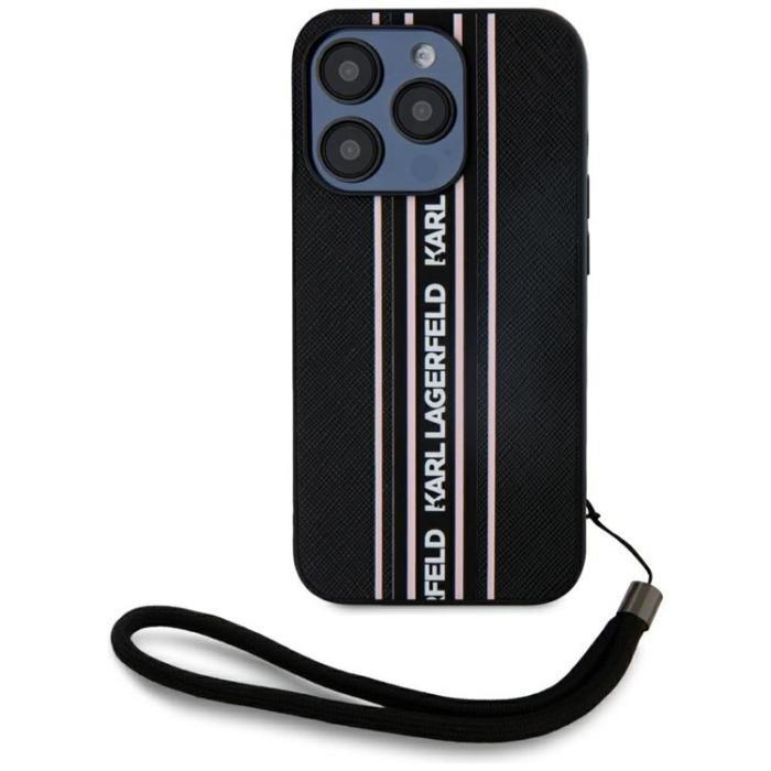 KARL LAGERFELD - Karl Lagerfeld iPhone 15 Pro Mobilskal Athleisure Stripes Cord