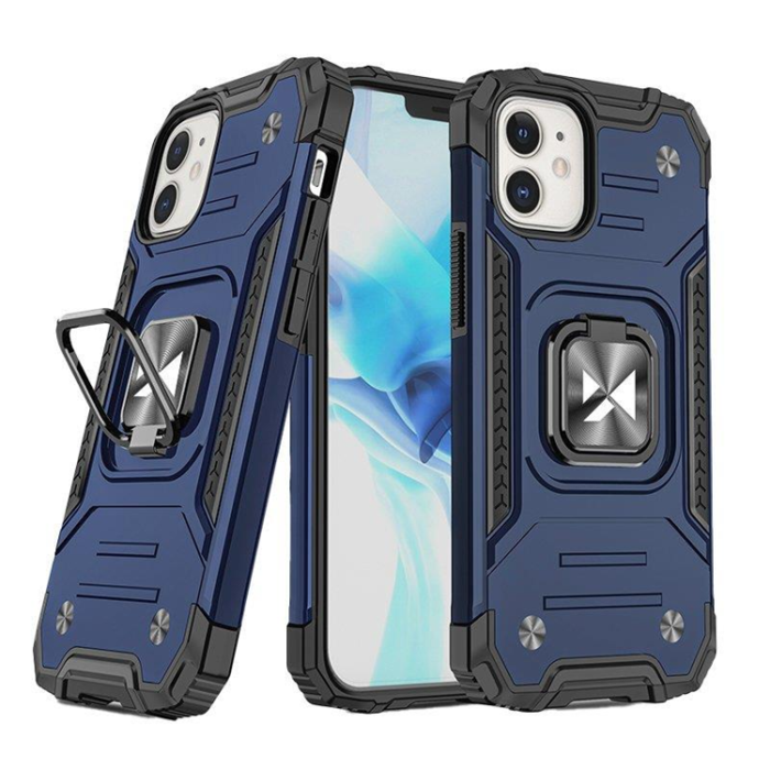 Wozinsky - Wozinsky iPhone 14 Plus Mobilskal Ringhållare Armor - Blå