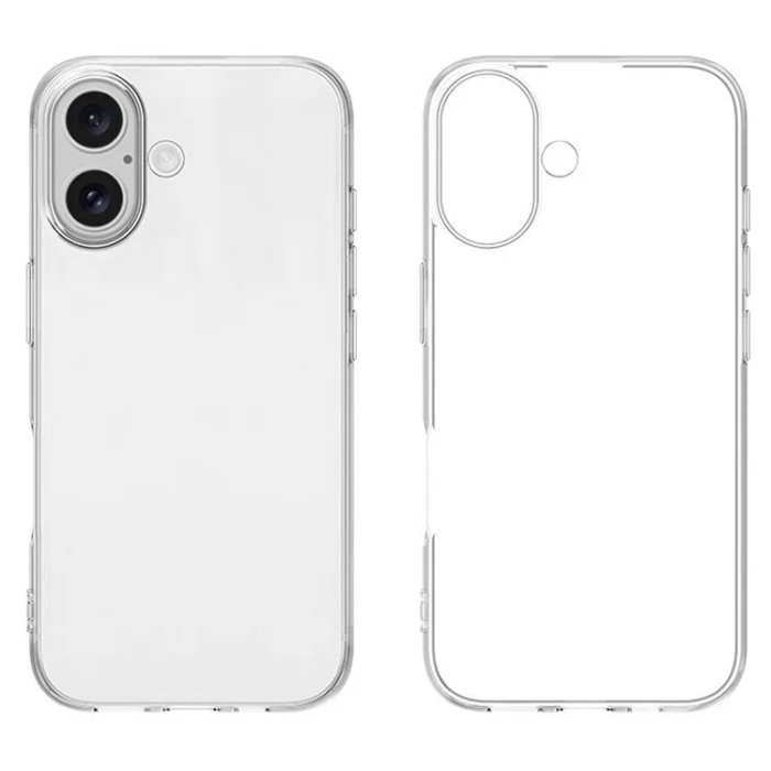 A-One Brand - iPhone 16 Plus Mobilskal Ultra Slim 0.5mm - Transparent