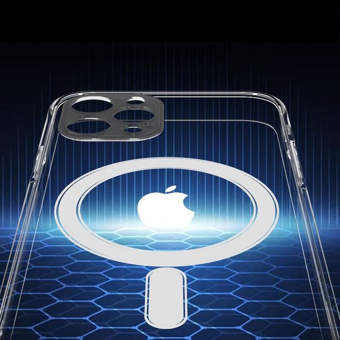 OEM - iPhone 13 Skal Clear Magsafe Hårdplast Transparant