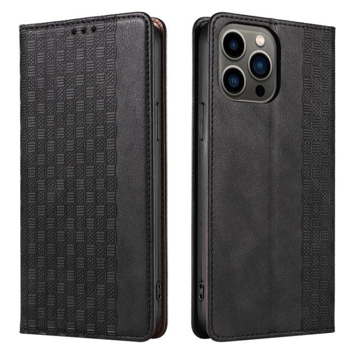 A-One Brand - Galaxy S23 Ultra Plånboksfodral Magnet Strap - Svart
