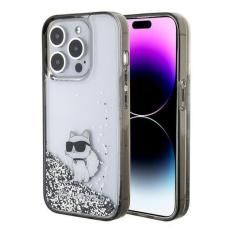 KARL LAGERFELD - KARL LAGERFELD iPhone 15 Pro Max Mobilskal Liquid Glitter Choupette