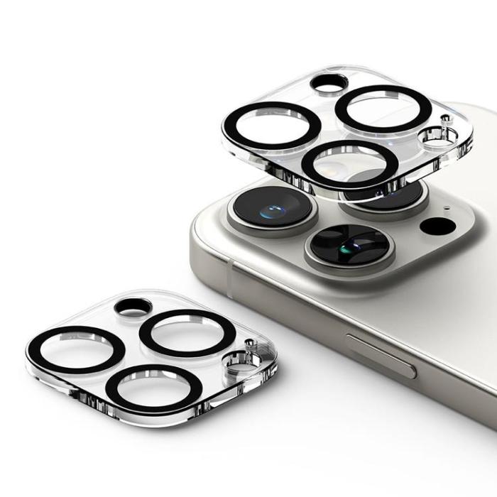 Ringke - [2-Pack] Ringke iPhone 16 Pro/16 Pro Max Kameralinsskydd Härdat glas - Clear
