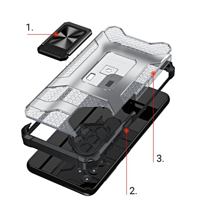OEM - Crystal Ring Kickstand Skal iPhone 11 Pro - Blå