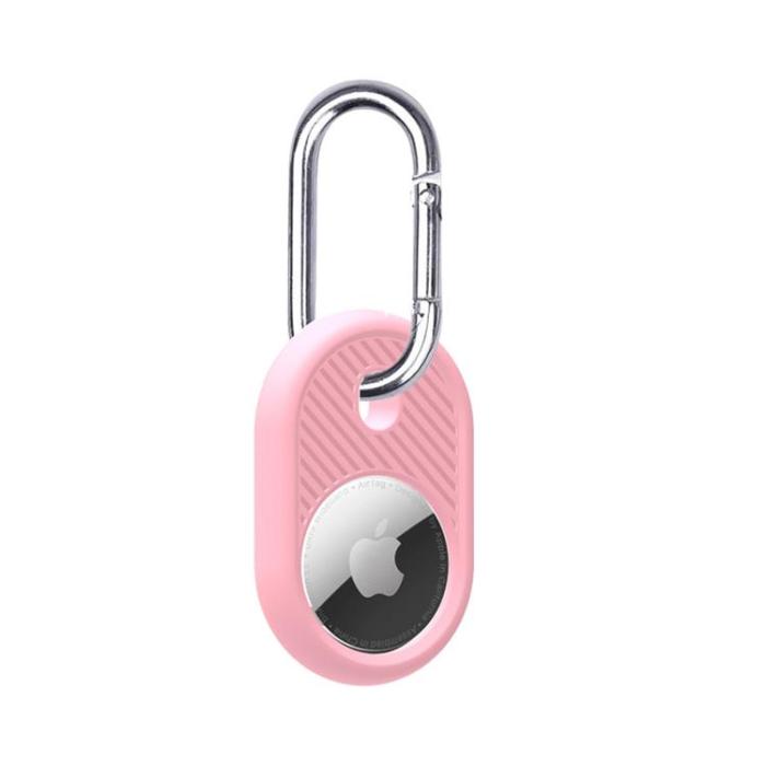 A-One Brand - Airtag Skal Anti-lost Silicone Vault - Rosa