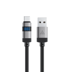 Acefast - Acefast USB-A - USB-C 66W Kabel 1.2m Display 480Mb/s - Svart