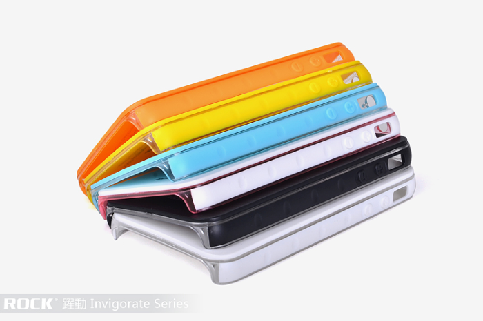 ROCK - Rock Invigorate skal till Apple iPhone 4/4S (Gul)